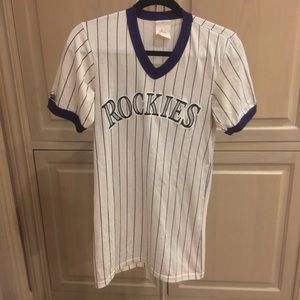 Vintage Rockies Jersey Dress Paper Thin